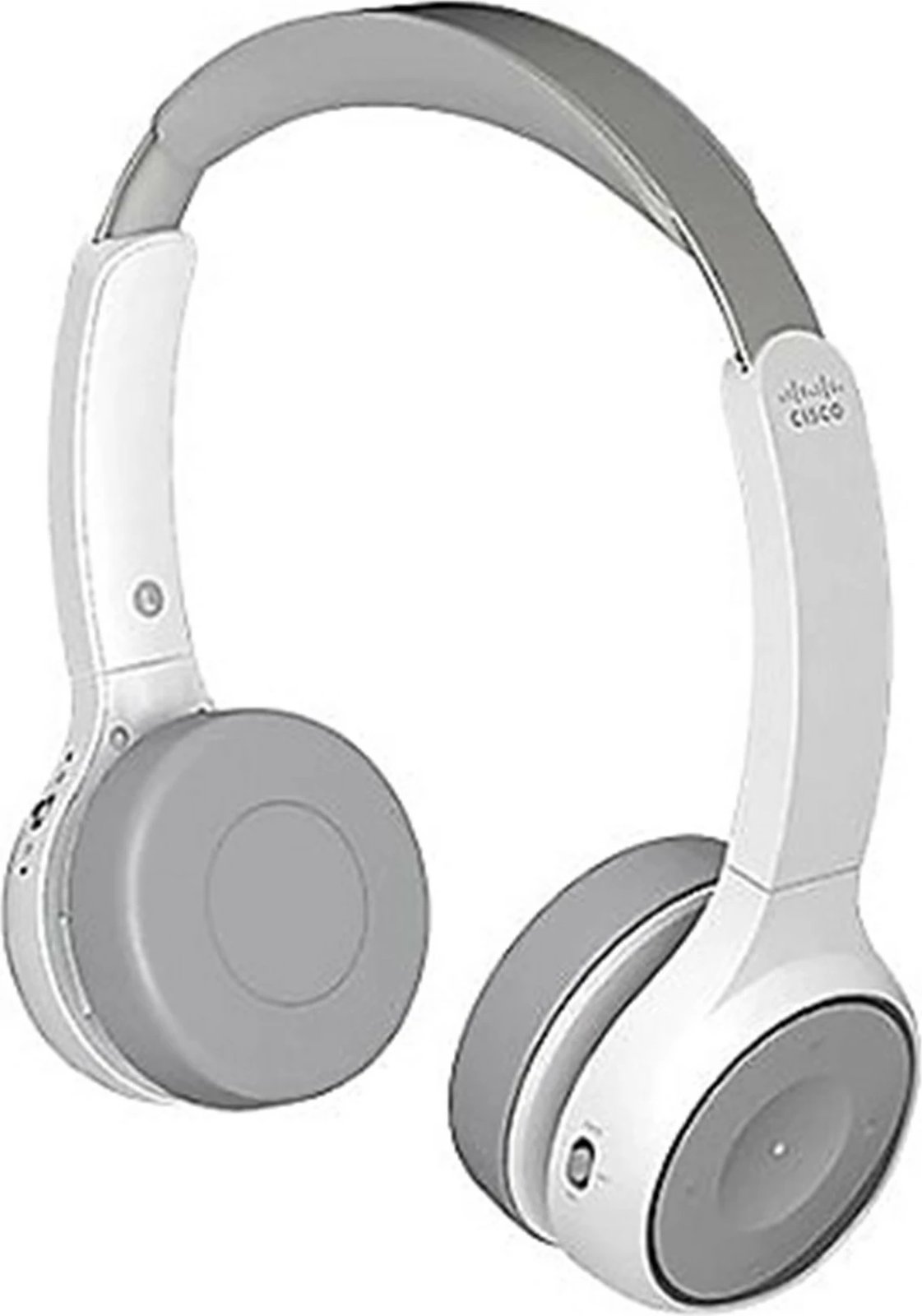 Kufje Cisco 730 wireless, Bluetooth 5.0, anulim zhurme, bardhë/gri