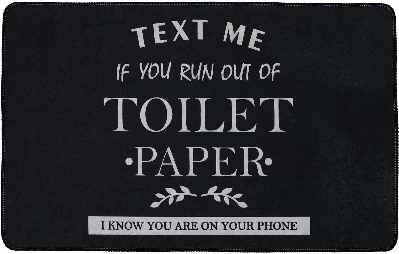 Tapet banjoje Mijölnir, për tualet, ngjyrë e zezë Tapet banjoje Mijölnir, për tualet, ngjyrë e zezë