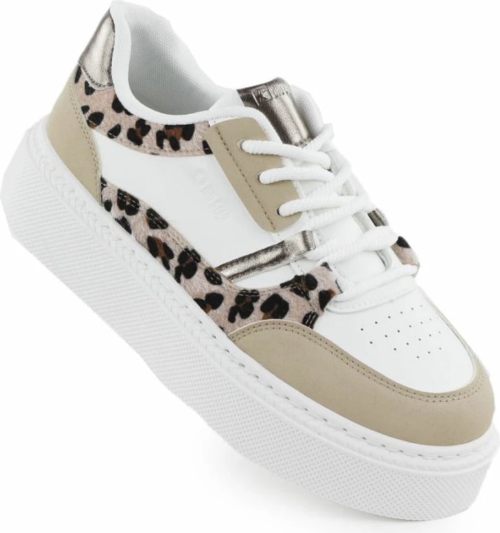 Atlete platforme për femra Big Star, të bardha