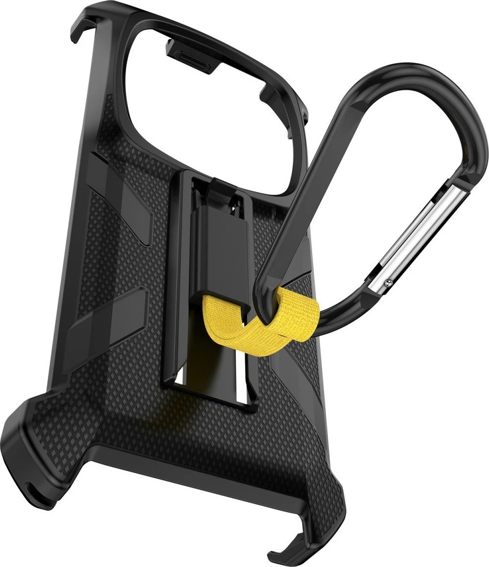 Mbështjellës Ulefone Armor 28 Ultra/28 Ultra Thermal, plastikë, me karabiner dhe klips, i zi