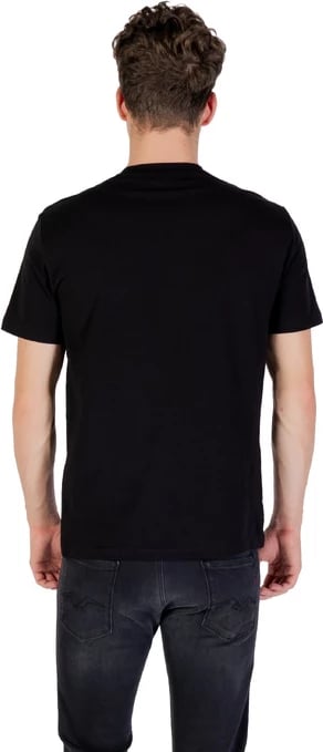 Maicë Ea7 për meshkuj, e zezë