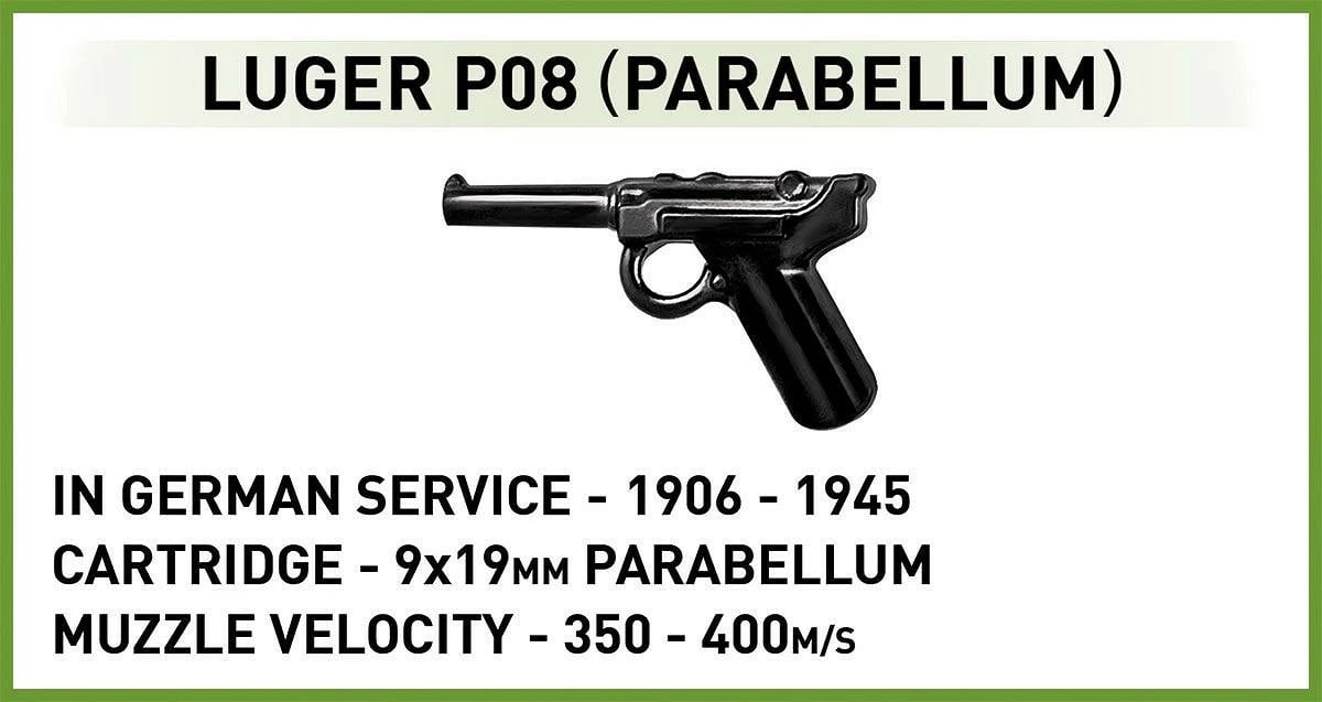 Set lodrash Cobi Klocki Panzer VI Ausf. B King Tiger, 802 pjesë, plastikë, me figurë
