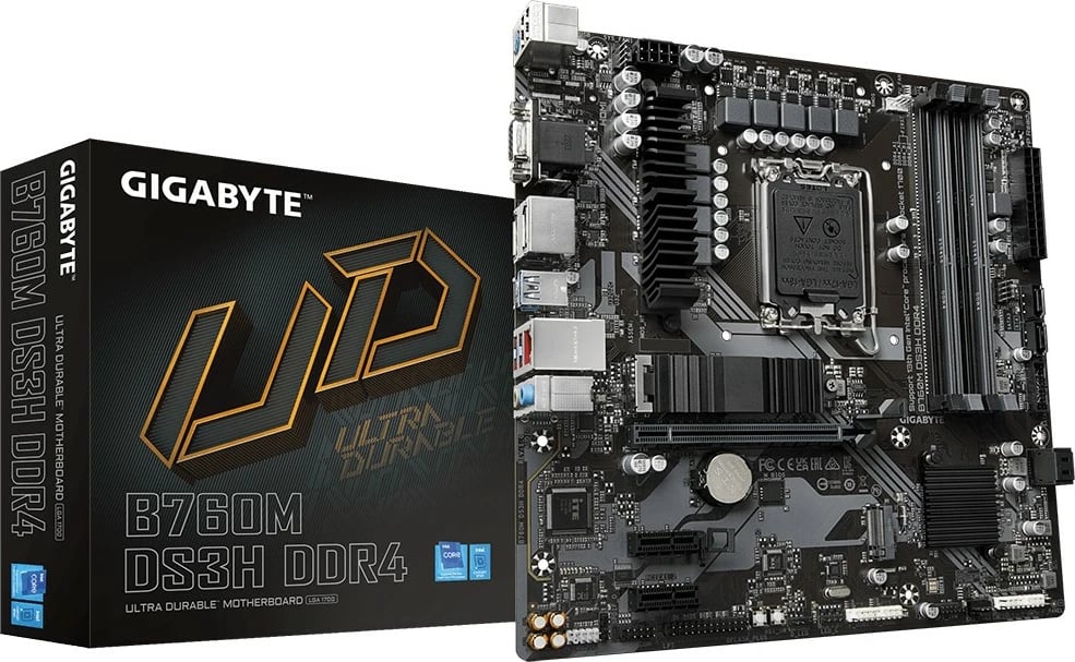Pllakë amë Gigabyte B760M DS3H DDR4