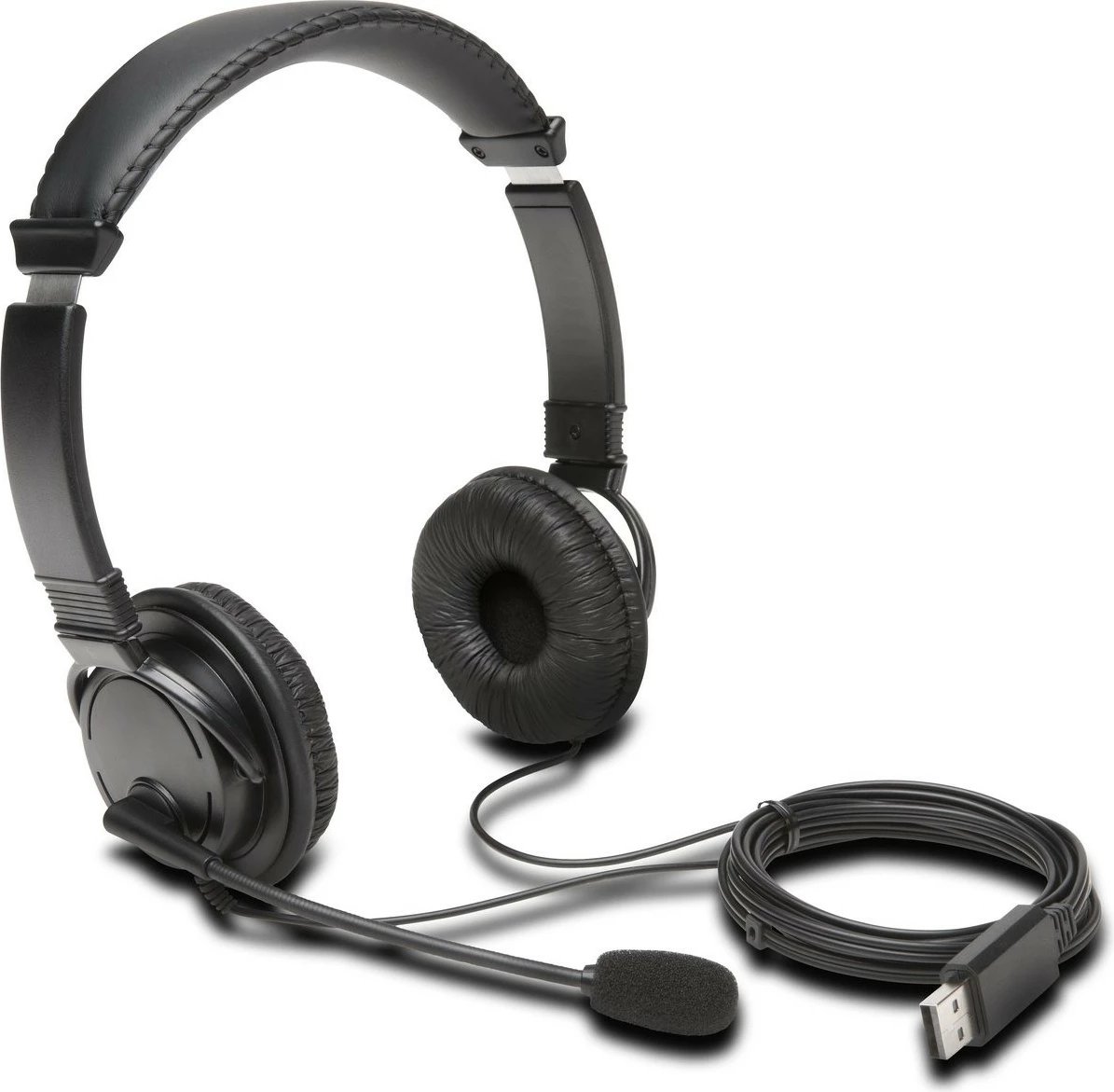 Kufje Kensington Classic USB-A, me mikrofon, për thirrje/muzikë, 150 g, e zezë
