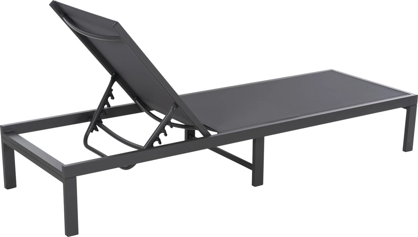 Shezlong alumini THATCHER,  196,5x64,5x92H cm