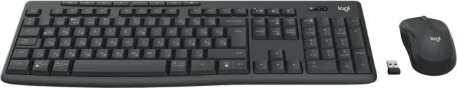 Tastierë me maus Logitech MK370 Combo for Business, wireless, Bluetooth, QWERTZ, grafit