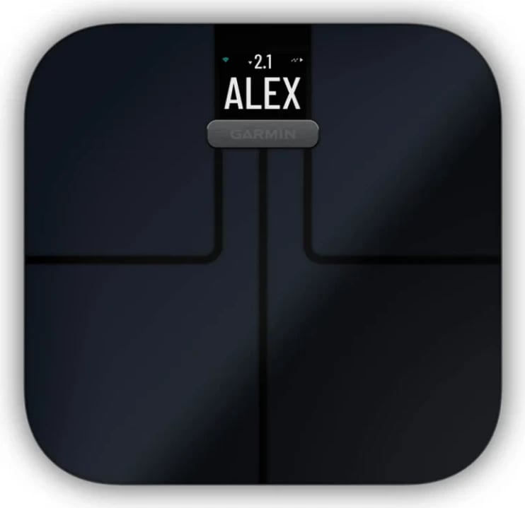 Peshore inteligjente Garmin Index™ S2, e zezë