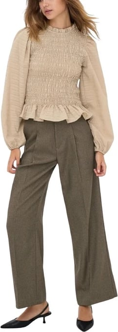 Pantallona femra Jacqueline De Yong, kafe