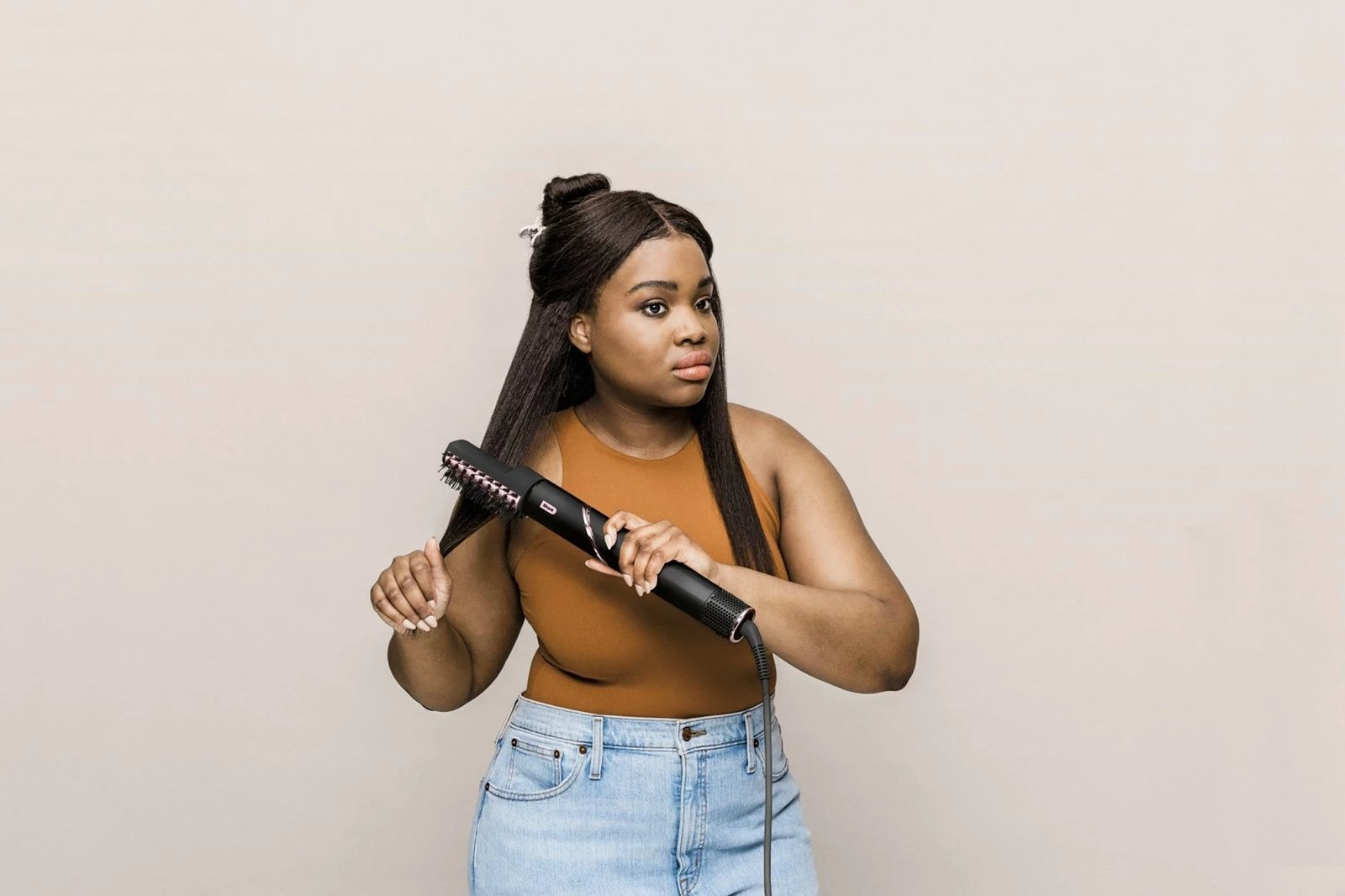 Multistyler për flokë Shark FlexStyle 5-in-1, 1400 W, HD440EU, zi/rozë