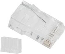 Konektorët e telit Lanberg PLU-6000, RJ-45, Transparent