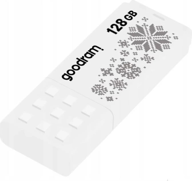 USB Goodram UME2 Winter 128 GB, USB Type-A 2.0, Bardhë