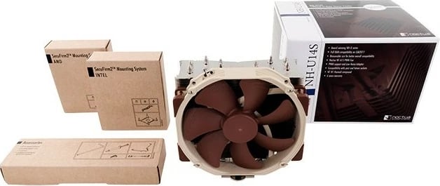 Cooler procesori NOCTUA NH-U14S, 140mm, për AMD, kafe