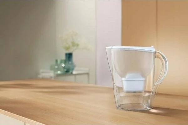 Ibrik filtri BRITA Marella XL me 4 fishekë Maxtra, 3.5L, Bardhë