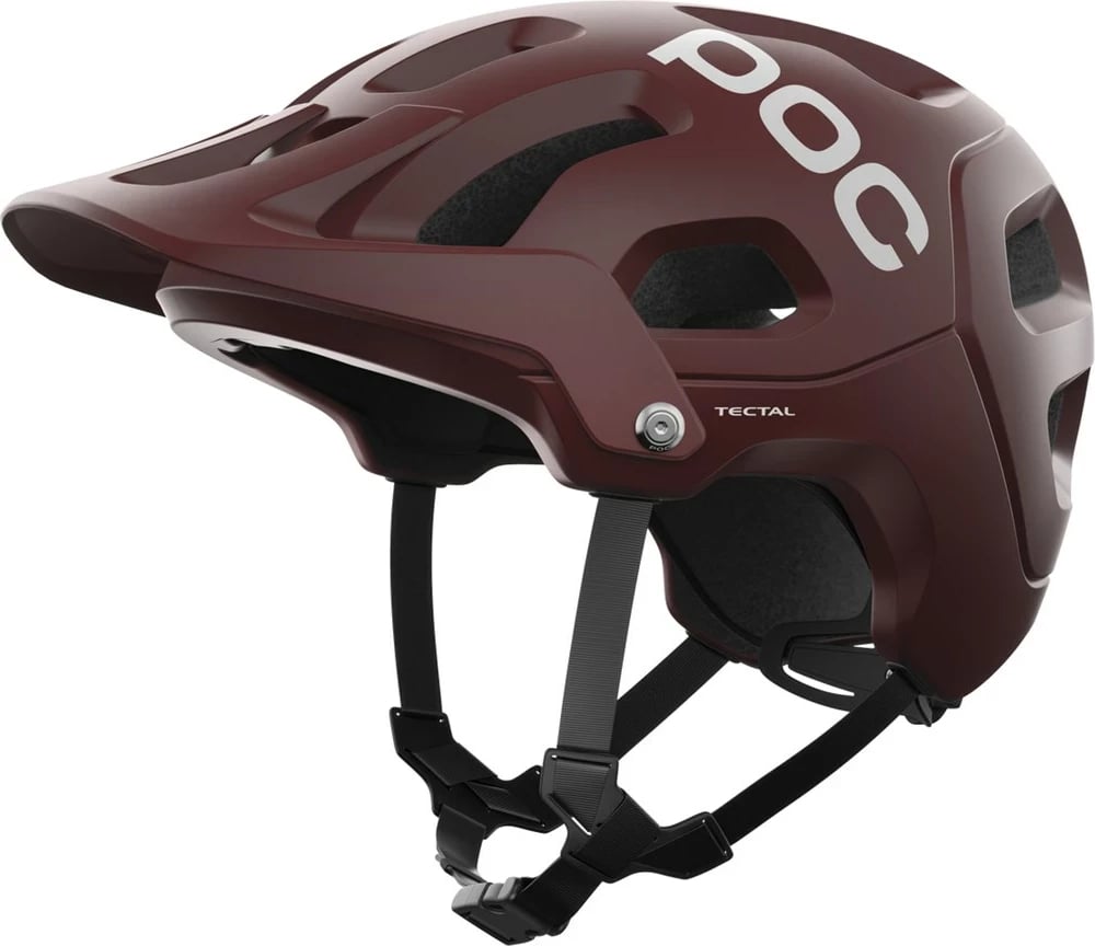 Helmetë POC Tectal për të rritur, Polikarbonat, E kuqe