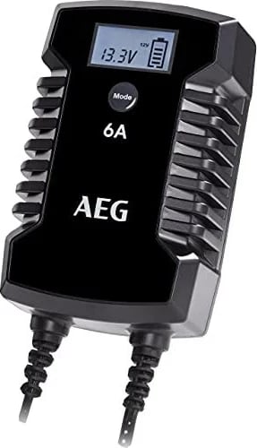 Karikues automatik AEG LD6, 6A, 6/12V, me ekran LCD, i zi