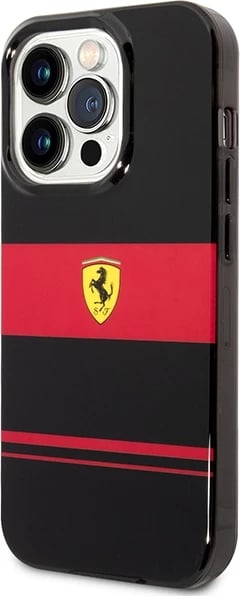 Mbështjellës Ferrari Combi MagSafe për iPhone 14 Pro Max 6.7", i zi