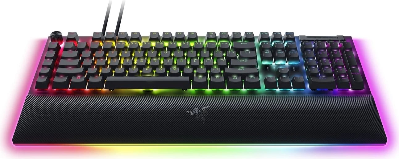 Tastierë Razer BlackWidow V4 Pro me ndërrues të verdhë, RGB