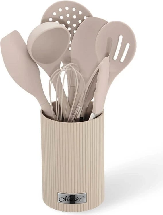 Set veglash kuzhine Maestro MR-1542-BIEGE, 8 pjesë, silikon, bezhë