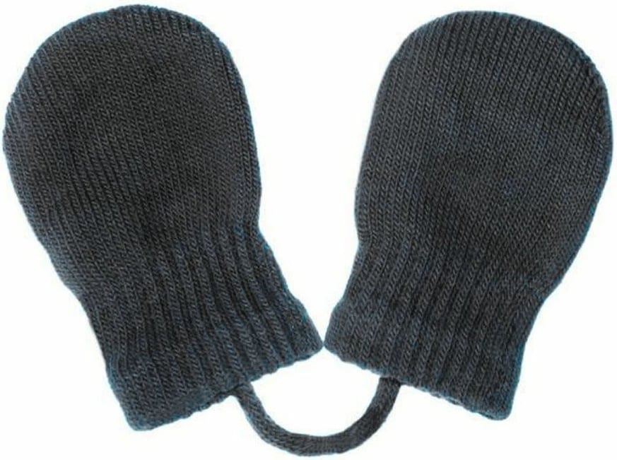 Dorashka dimri për foshnje, New Baby, madhësi 56 (0-3m), të thurura me manshetë elastike, grafit