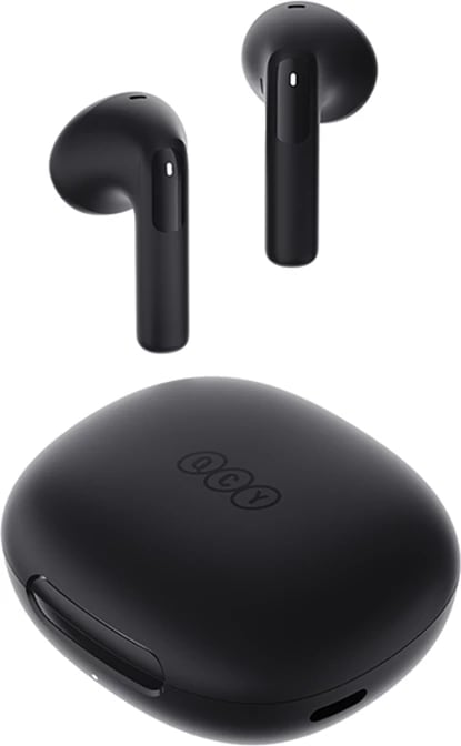 Kufje TWS QCY AilyBuds E20 HT13, Bluetooth 5.4, me mikrofon, IPX4, e zezë