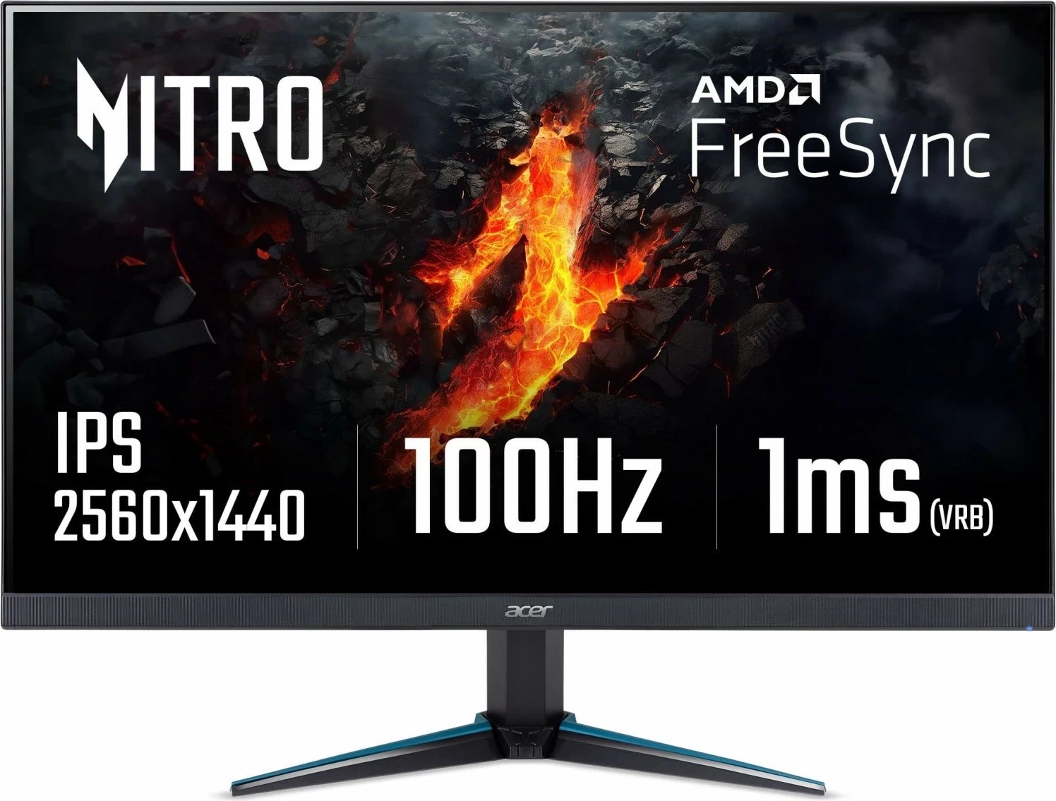 Monitor Acer Nitro VG270UEbmiipx, 27'', QHD, IPS, 100Hz, e zezë