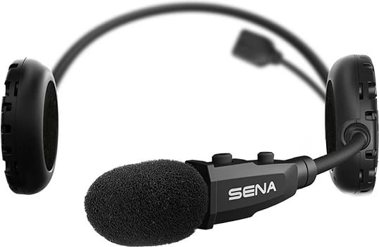 Intercom Bluetooth Sena 3SPLUS-B-10 për motor, i zi