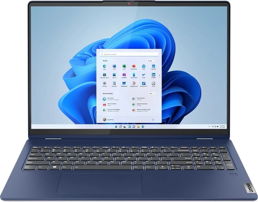 Laptop Lenovo IdeaPad Flex 5, 16", Intel Core i7 i7-1355U, 16 GB RAM, 512 GB SSD, Abyss Blue