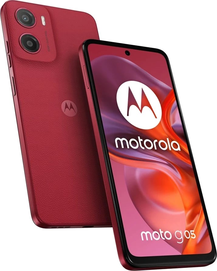 Celular Motorola Moto G05, 4/128GB, Plum Red