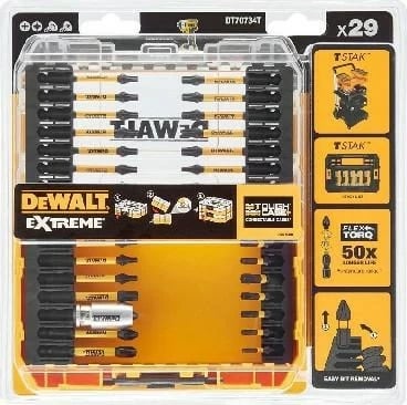 Set 29 copë DeWalt Flextorq, MPN 1499801