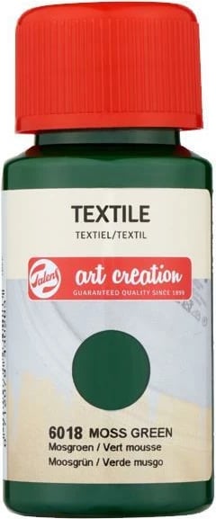 Ngjyrë tekstili Talens 6018, Jeshile myshku, 50ml