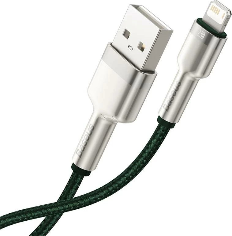 Kabllo USB në Lightning Baseus CALJK-A06, 1m, e gjelbër