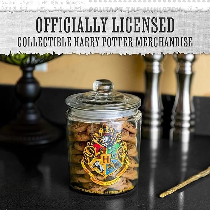 Barattol për biskota Paladone Harry Potter, xham, me stemë Hogwarts