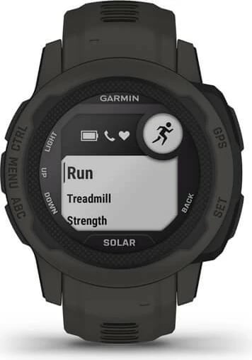 Smartwatch Garmin Instinct 2S Solar, GPS, 43 g, Graphite