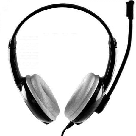 Kufje Media-Tech EPSILION MT3573 me mikrofon, të zeza, me kabllo