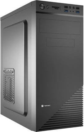 Kasë Natec Cabassu G2, Midi Tower, ATX/Micro ATX/Mini ITX, e zezë