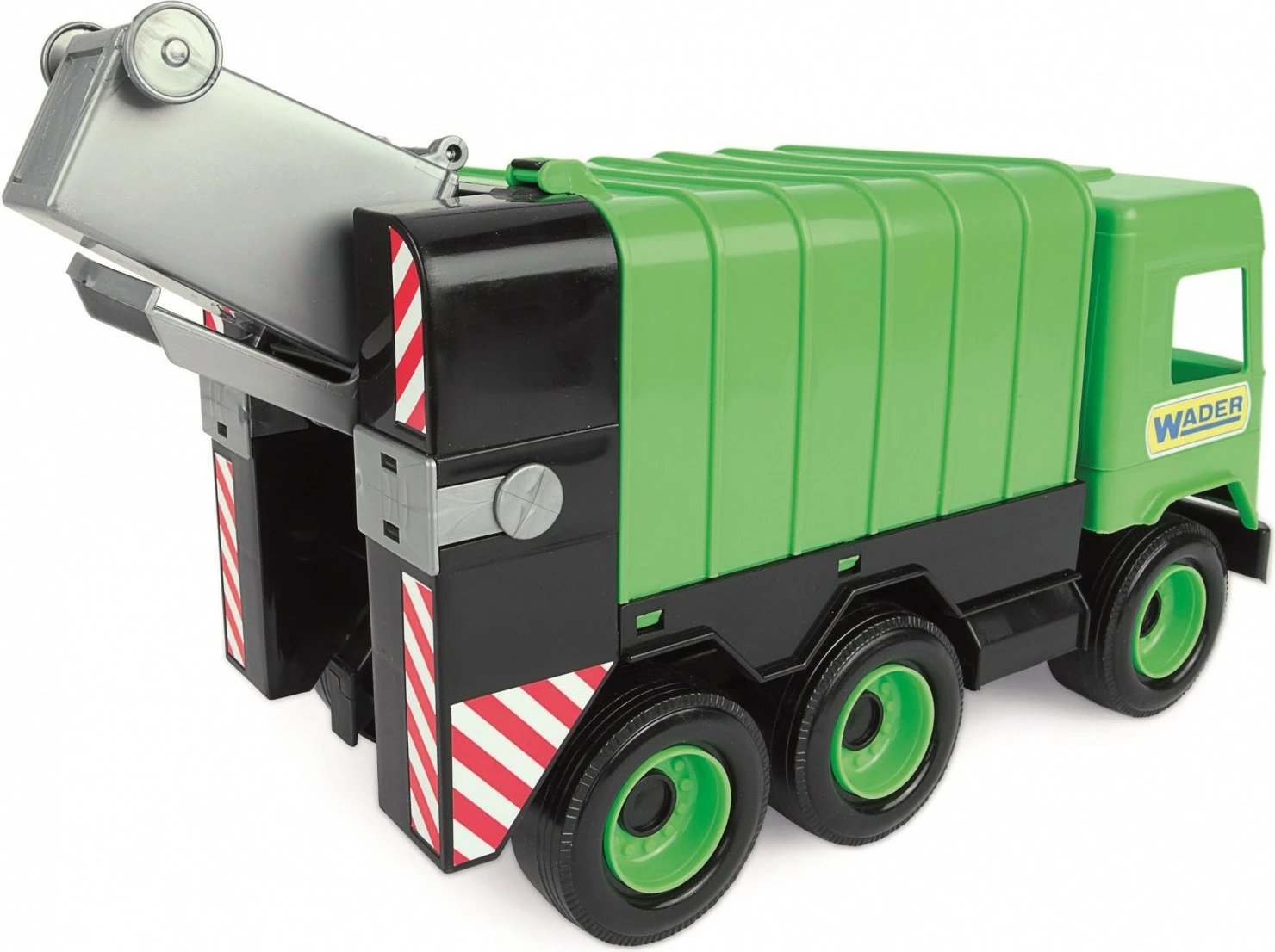 Kamion lodër Wader Middle Truck, 42 cm, plastikë, gjelbër/gri, në kuti