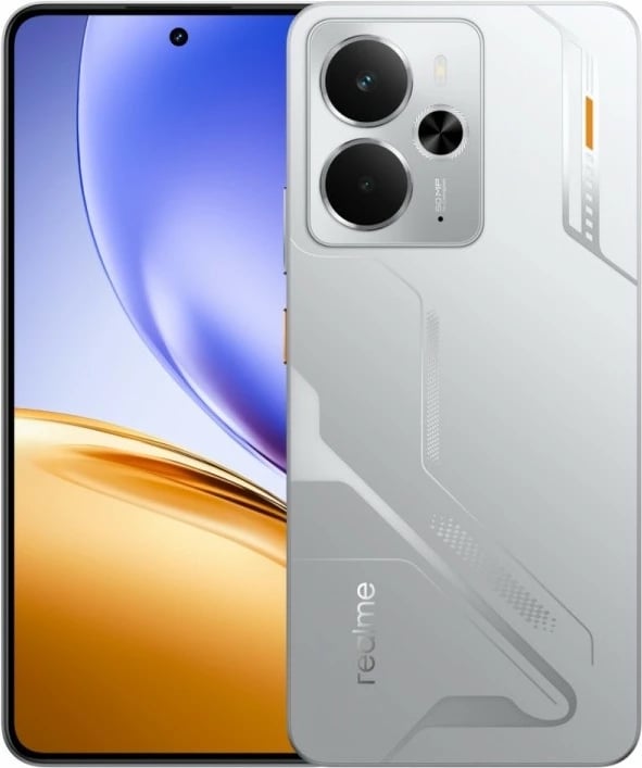 Celular, Realme, 14 5G RMX5070, 8/256GB, 6.67", Snapdragon 6 Gen 4, 6000 mAh, IP69, Mecha Silver, me aksesorë Celular, Realme, 14 5G RMX5070, 8/256GB, 6.67", Snapdragon 6 Gen 4, 6000 mAh, IP69, Mecha Silver, me aksesorë
