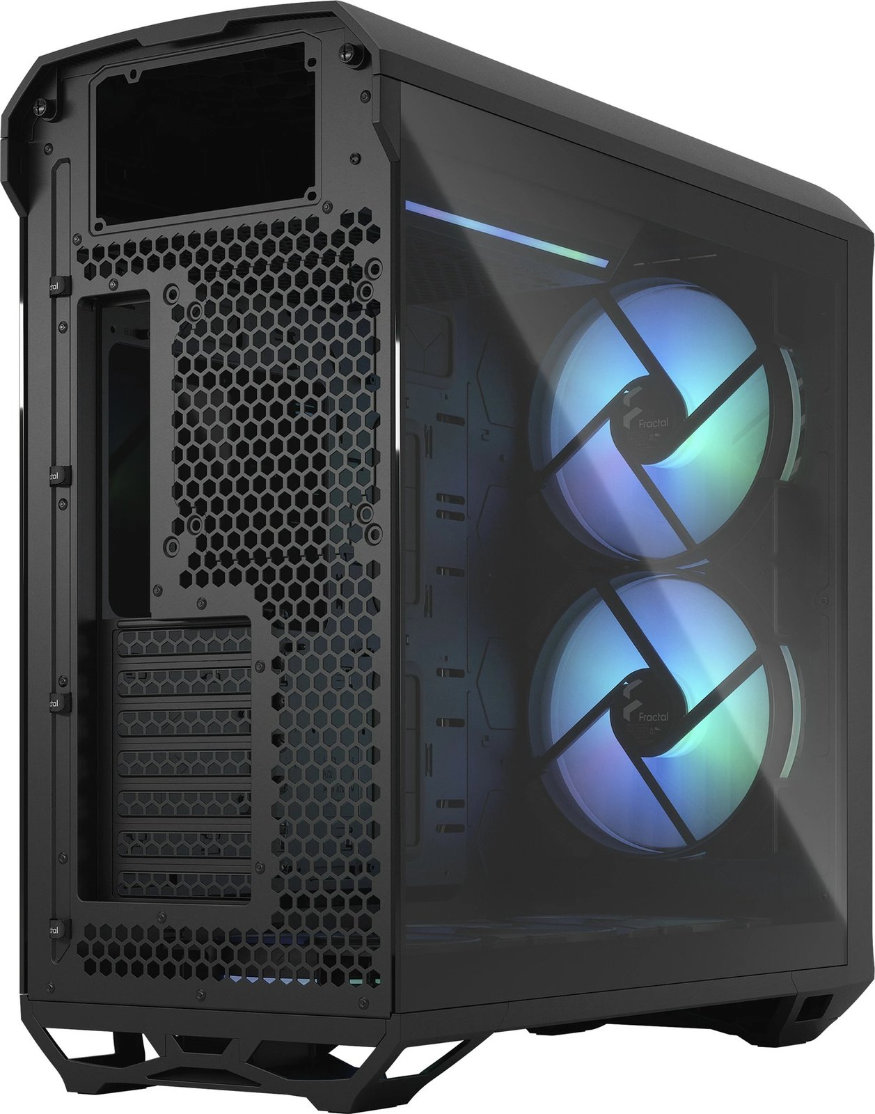 Kasë Fractal Design Torrent, Tower, PC, ATX, EATX, ITX, micro ATX, SSI CEB, Tempered glass, Gaming, e zezë Kasë Fractal Design Torrent, Tower, PC, ATX, EATX, ITX, micro ATX, SSI CEB, Tempered glass, Gaming, e zezë