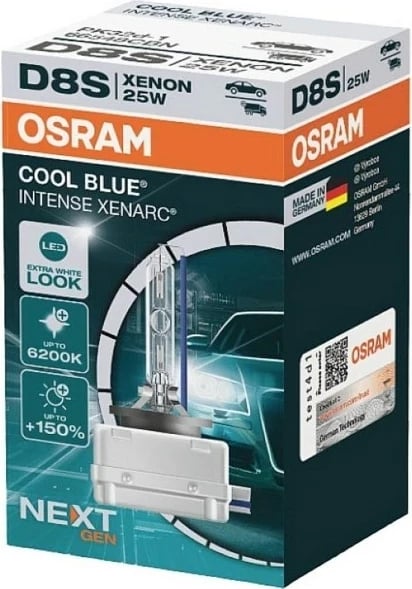Llambë makine OSRAM D8S Cool Blue Intense NextGen, 25W, 42V, 6200K