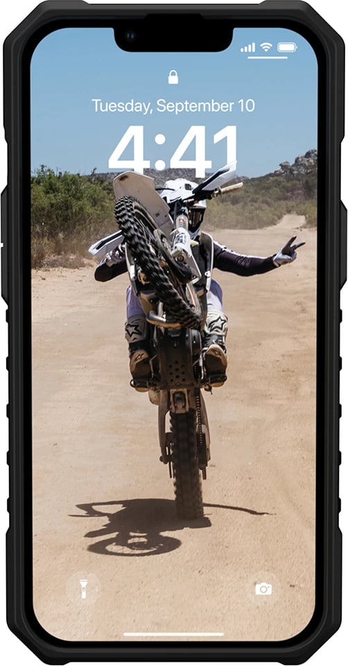 Mbështjellës UAG Pathfinder MagSafe për iPhone 14 Plus, i gjelbër