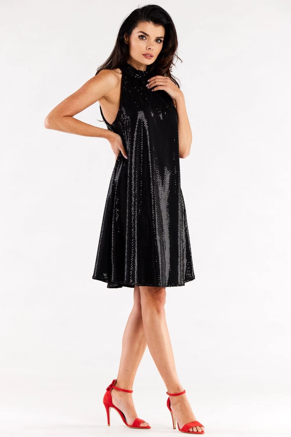 Fustan për femra awama model 174326, i zi