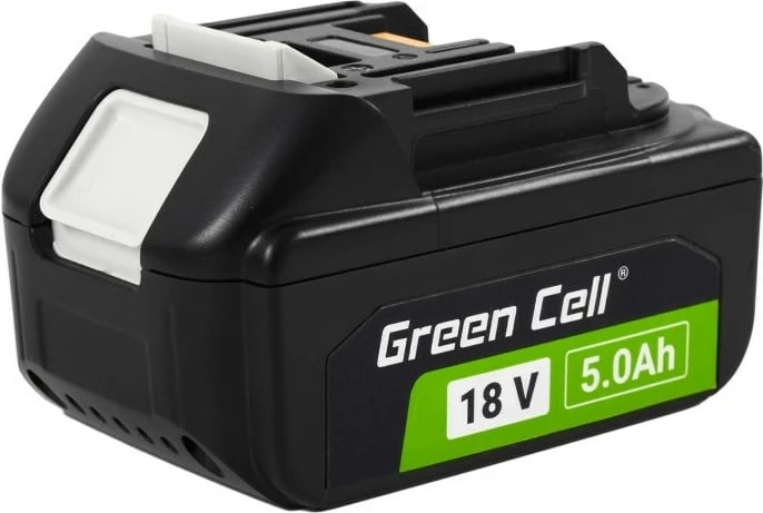 Bateri Green Cell PTMA18V5 për vegla pa kabllo, 5 Ah, 18 V, E zezë