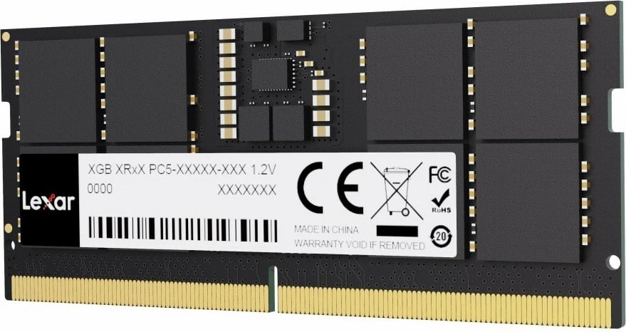 RAM Memorje Lexar LD5S16G56C46ST-BGS, 16GB, DDR5 SODIMM, 5600MHz, CL46, për laptop