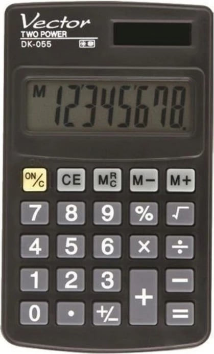 Kalkulator xhepi Vector DK-055, 8 shifra, i zi