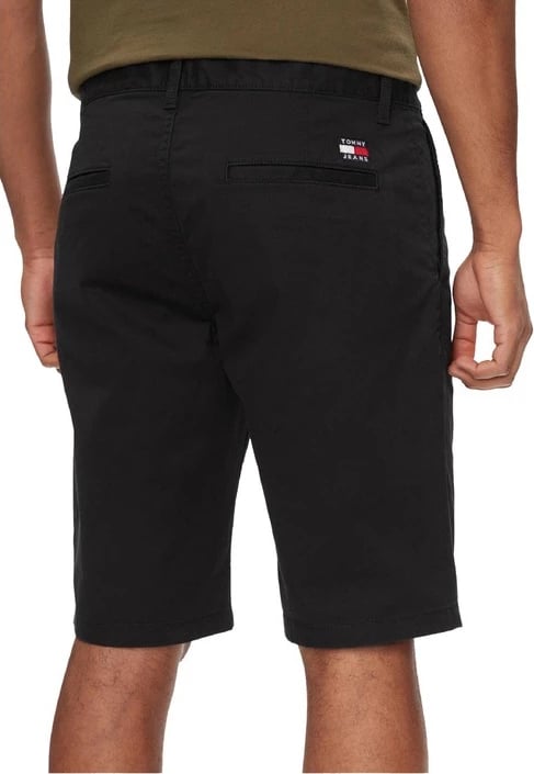 Shorce për meshkuj Tommy Hilfiger Jeans, të zeza
