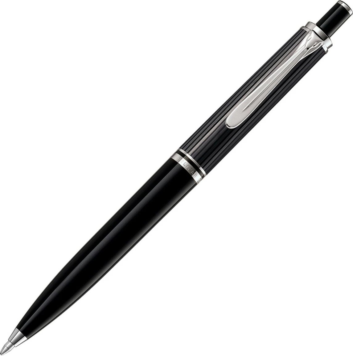 Stilolaps Pelikan K405 Stresemann, kuti dhurate, ngjyrë e zezë