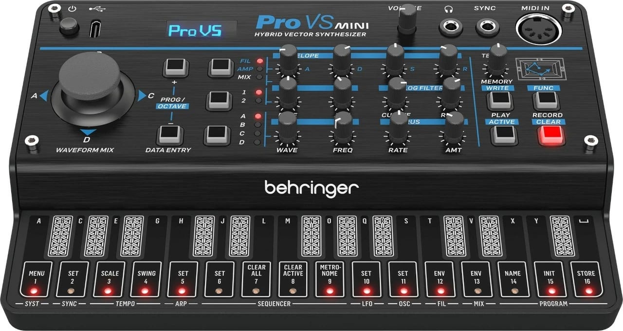Sintetizator Behringer PRO-VS MINI, hibrid, i zi