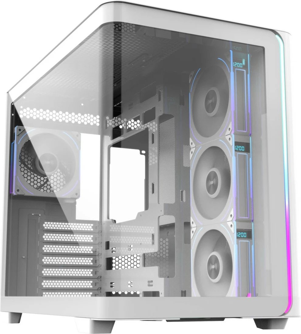 Kasë FSP M580-WP ARGB midi tower e bardhë