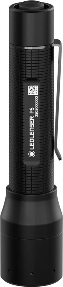 Elektrik dore Ledlenser P5 me klip, LED, i zi