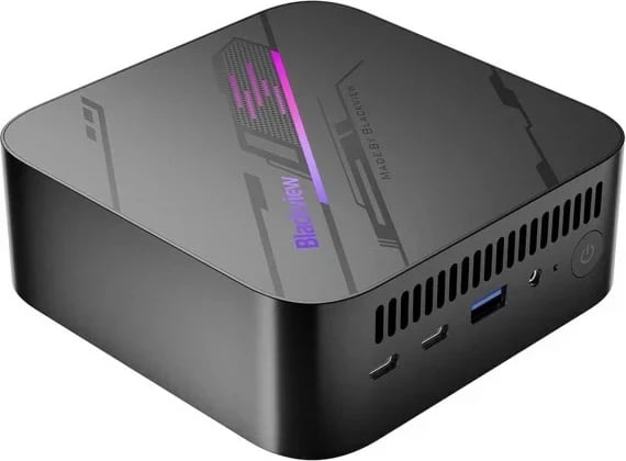 Kasë mini PC Blackview MP100, Ryzen 7-5825U, 32 GB RAM, 1 TB SSD, Windows 11 Pro, e zezë